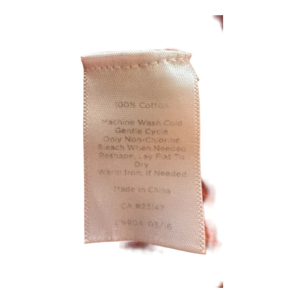 Talbots 1X V-Neck 100% Cotton Cable Knit Sweater Plus Orange Casual Cozy‎ Preppy